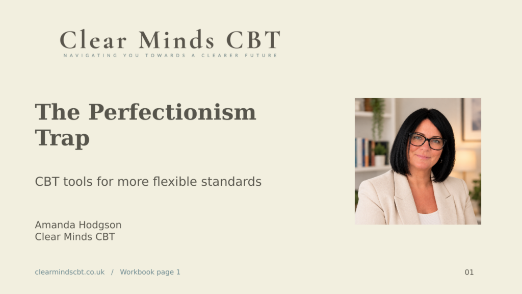 The Perfectionism Trap course with Amanda Hodgson