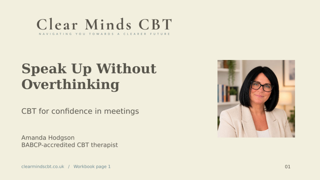Speak Up Without Overthinking course with Amanda Hodgson